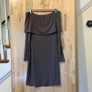 Aritzia Off The Shoulder Knit Dress